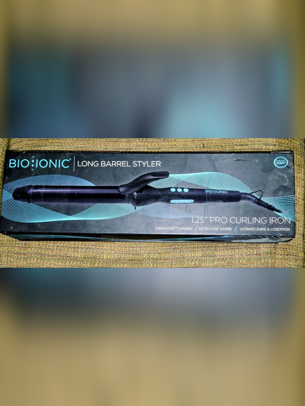 1.25" Pro Long Barrel Curling Iron - Black